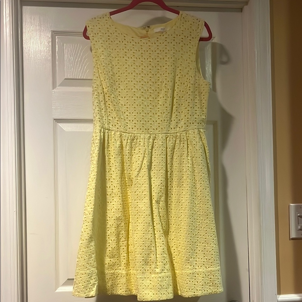 1901 Yellow Sleeveless Dress